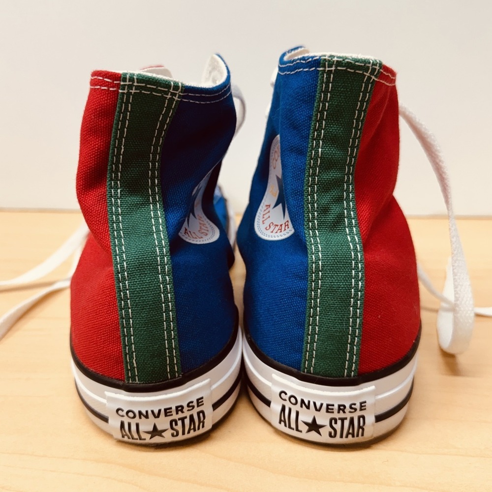Converse Chuck Taylor High Top Primary Colorblock Sneakers Unisex Size W 9 M 7 - Picture 4 of 7